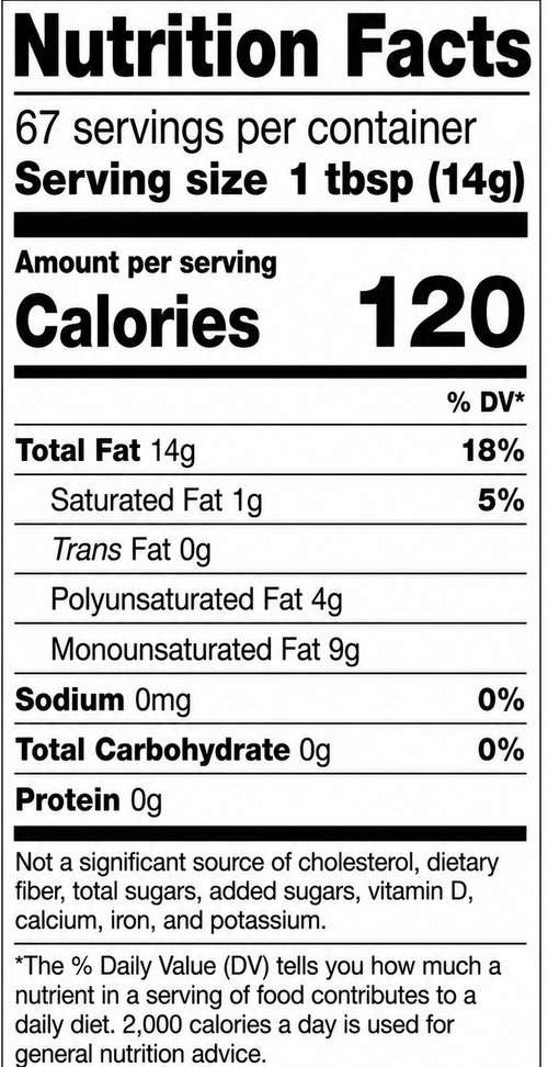 Rhema Refined Canola Oil - 1 Liter